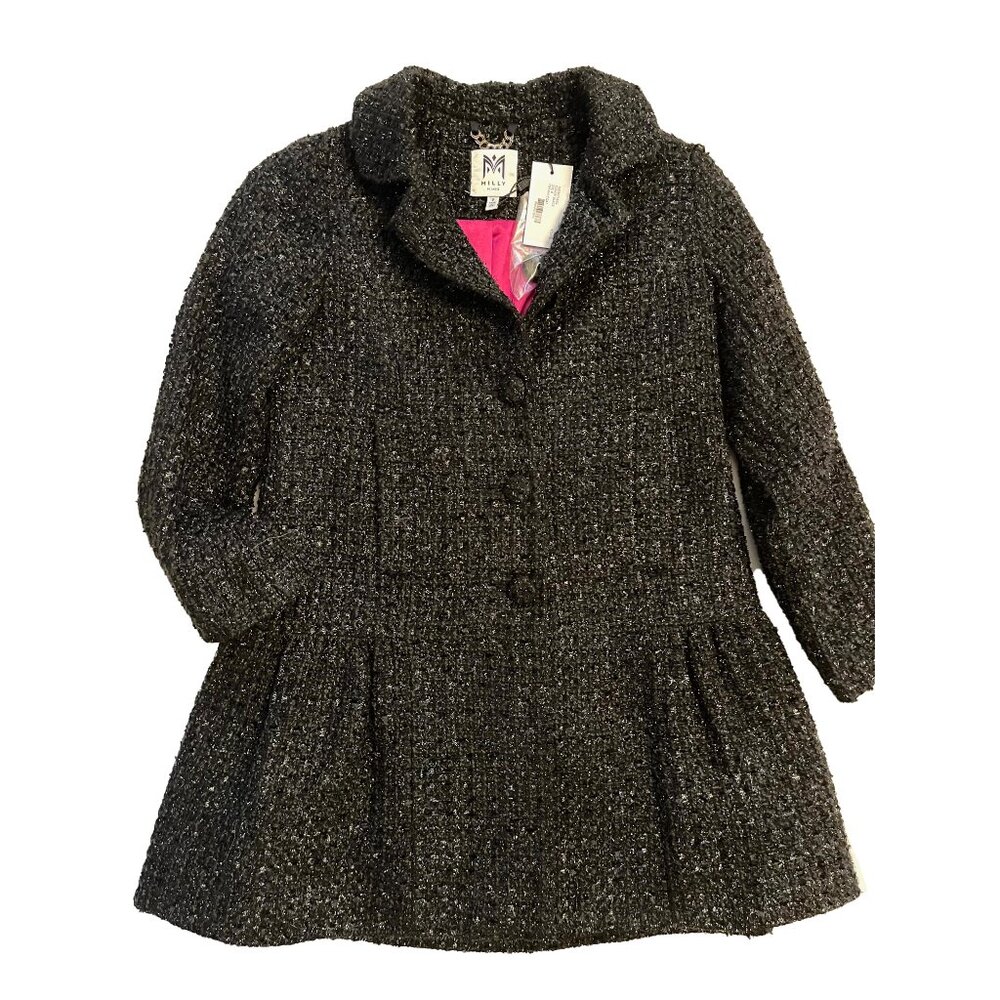 Milly Mini Sparkle Tweed Coat